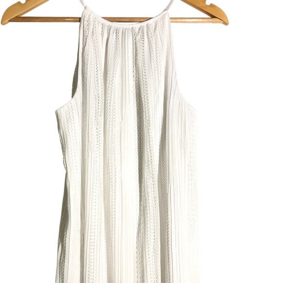 Theory Cami Top Halter Open Knit White NWT S - Picture 8 of 11